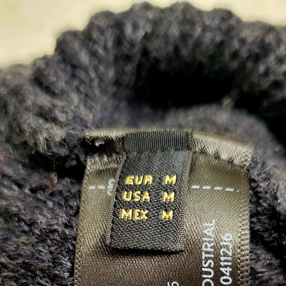 Massimo Dutti Women's Black Cardigan Sweater w/Belted Waist | Size Medium - Picture 6 of 7